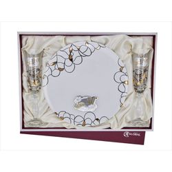 Set Plato+Copas Conmemorativo GA4201A Alianzas