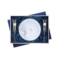 Set Plato+Copas Conmemorativo GA4312A Alianzas