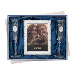 Set Portafotos Copas Aniversario 13x18cm EV9223/04V Alianzas Arbol De La Vida 25 Años