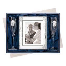 Set Portafotos+Copas Conmemorativo 15x20cm EV9153/03V Alianzas 25 Años