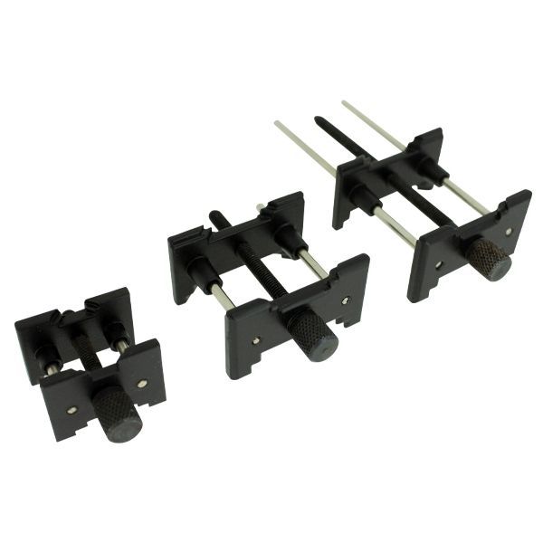 Set Portamáquina Acero/Aluminio 48188 (3) Unidades Reversibles