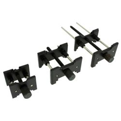 Set Portamáquina Acero/Aluminio 48188 (3) Unidades Reversibles