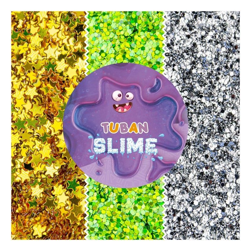 Set Purpurina para Slime- 3x5g