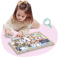 Set puzles observación Las 4 estaciones