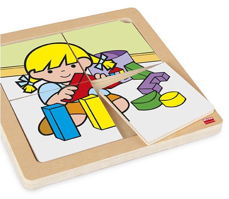 Set puzzles Zaro y Nita 4 piezas