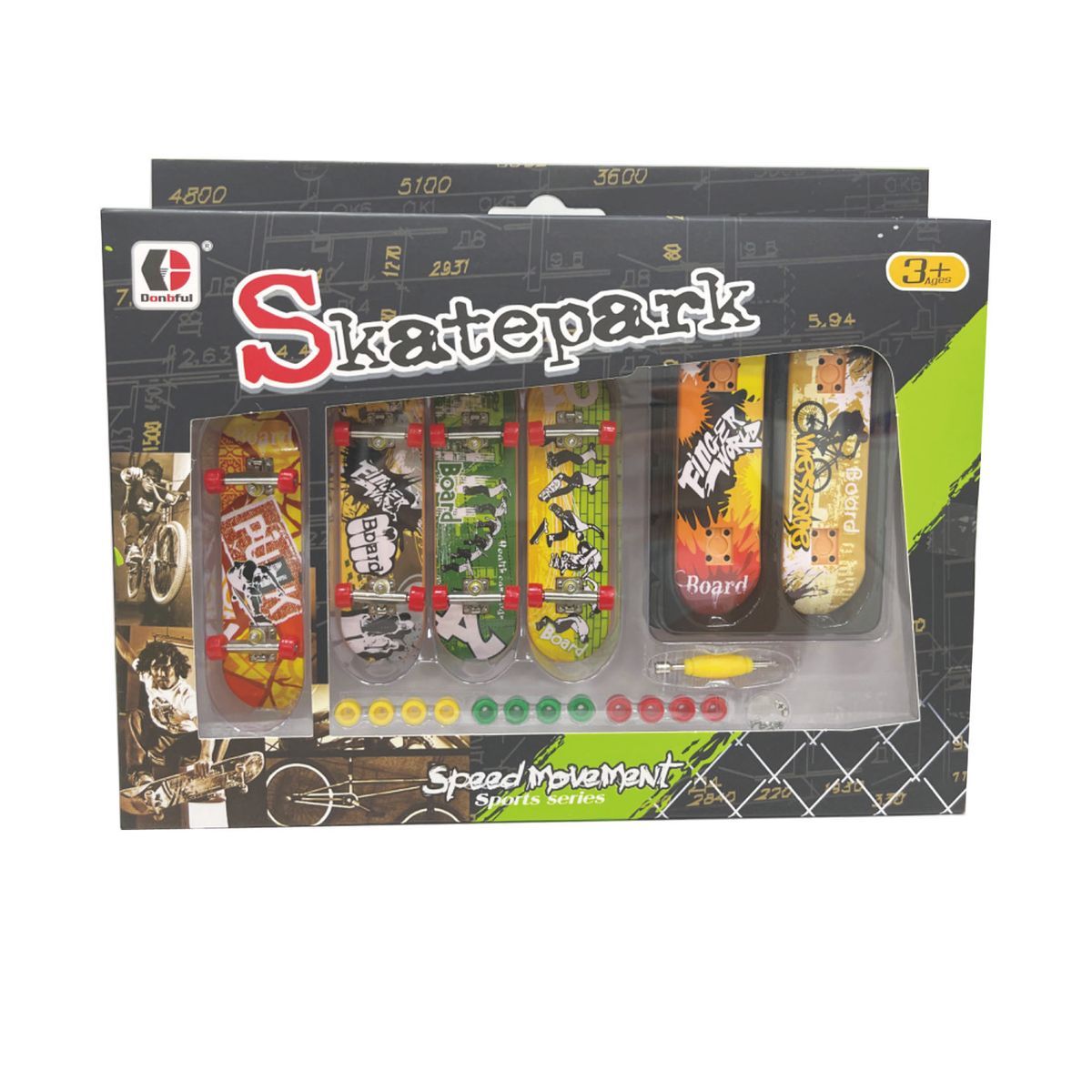 SET SKATEBOARD 6 MONOPATIN Y ACCESORIOS