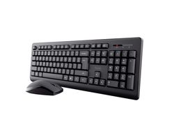 Set teclado + raton trust primo inalambrico usb 2.0 color negro