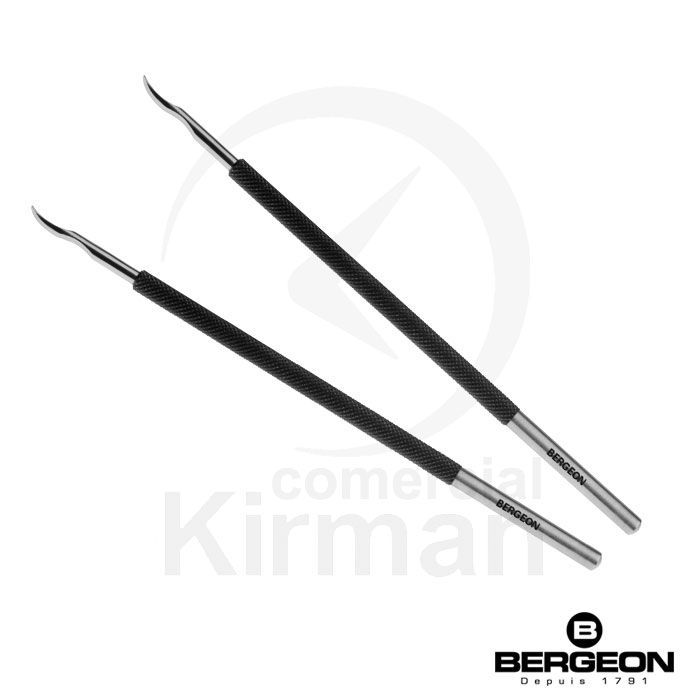 Set Útiles Bergeon Acero 110x2.5mm 55027 (2) Unidades Colocar Agujas