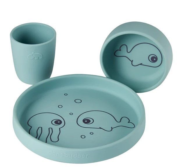 Set vajilla silicona Sea Friends Done By Deer