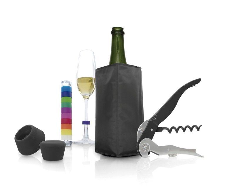 Set vino starter pulltex 5 piezas negro