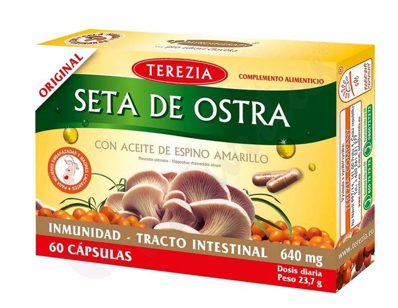 Seta De Ostra Con Aceite De Espino Amarillo 60 Cap