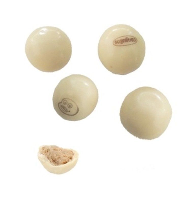 Shocobolas. Bolas de chocolate blanco y galleta de Lacasa (1kg- 215 unidades)