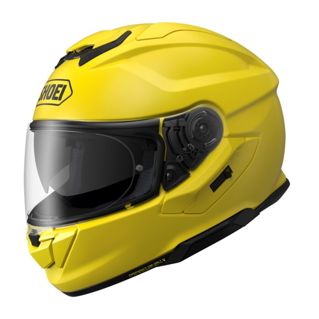 SHOEI GT-Air 3 AMARILLO | Casco Integral Touring Premium | Visor Solar Integrado QSV-2 | Homologación ECE 22/06