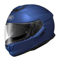 SHOEI GT-Air 3 AZUL MATE | Casco Integral Touring Premium | Visor Solar Integrado QSV-2 | Homologación ECE 22/06