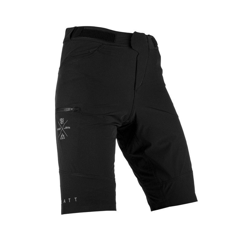 🩳 Short Leatt MTB Trail 2.0 Negro 🚵‍♂️💨 Comodidad y Rendimiento para Ciclistas de Montaña