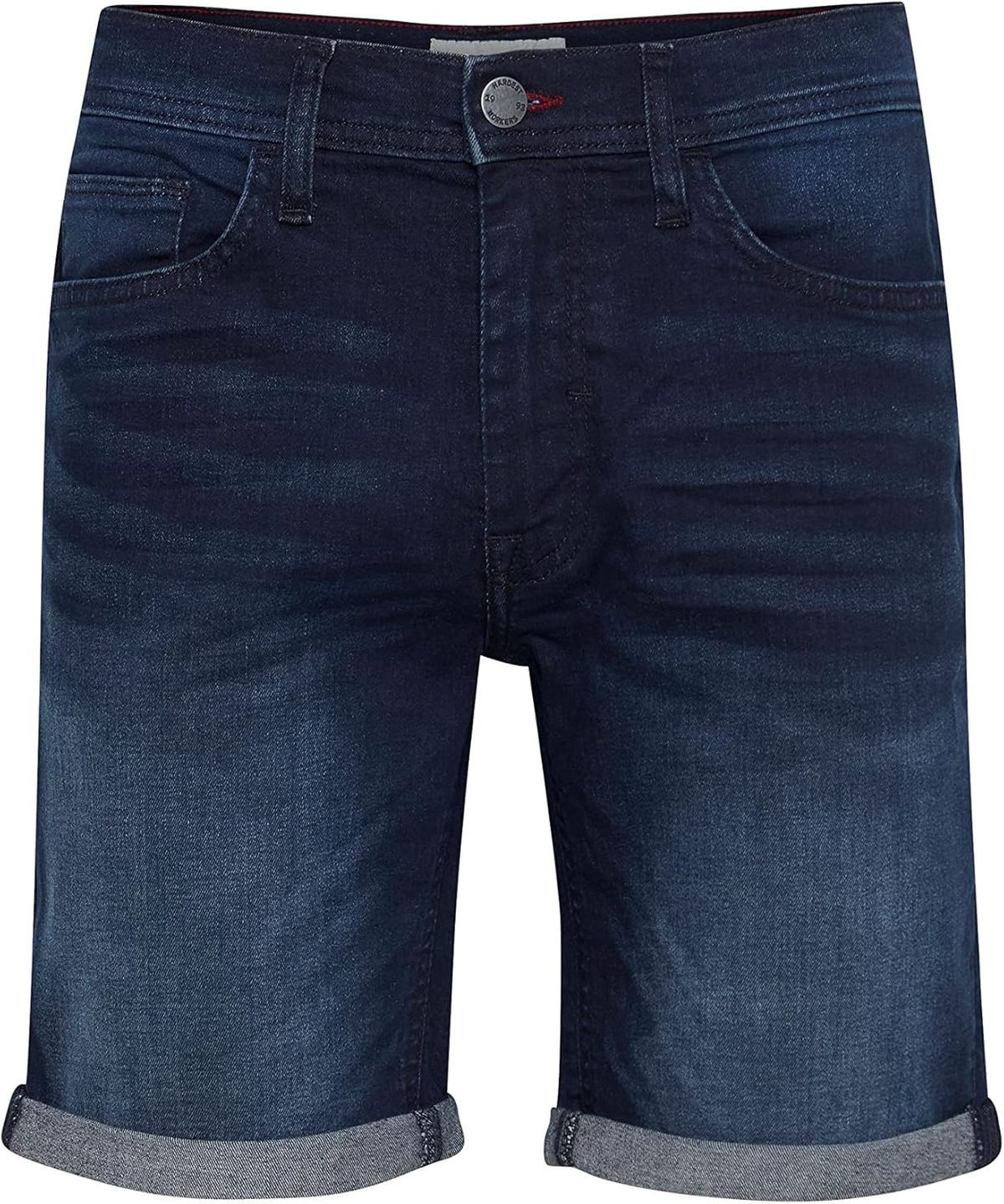 Shorts 5 bolsillos elástico de aspecto desgastado Blend Of America Denim Darkblue