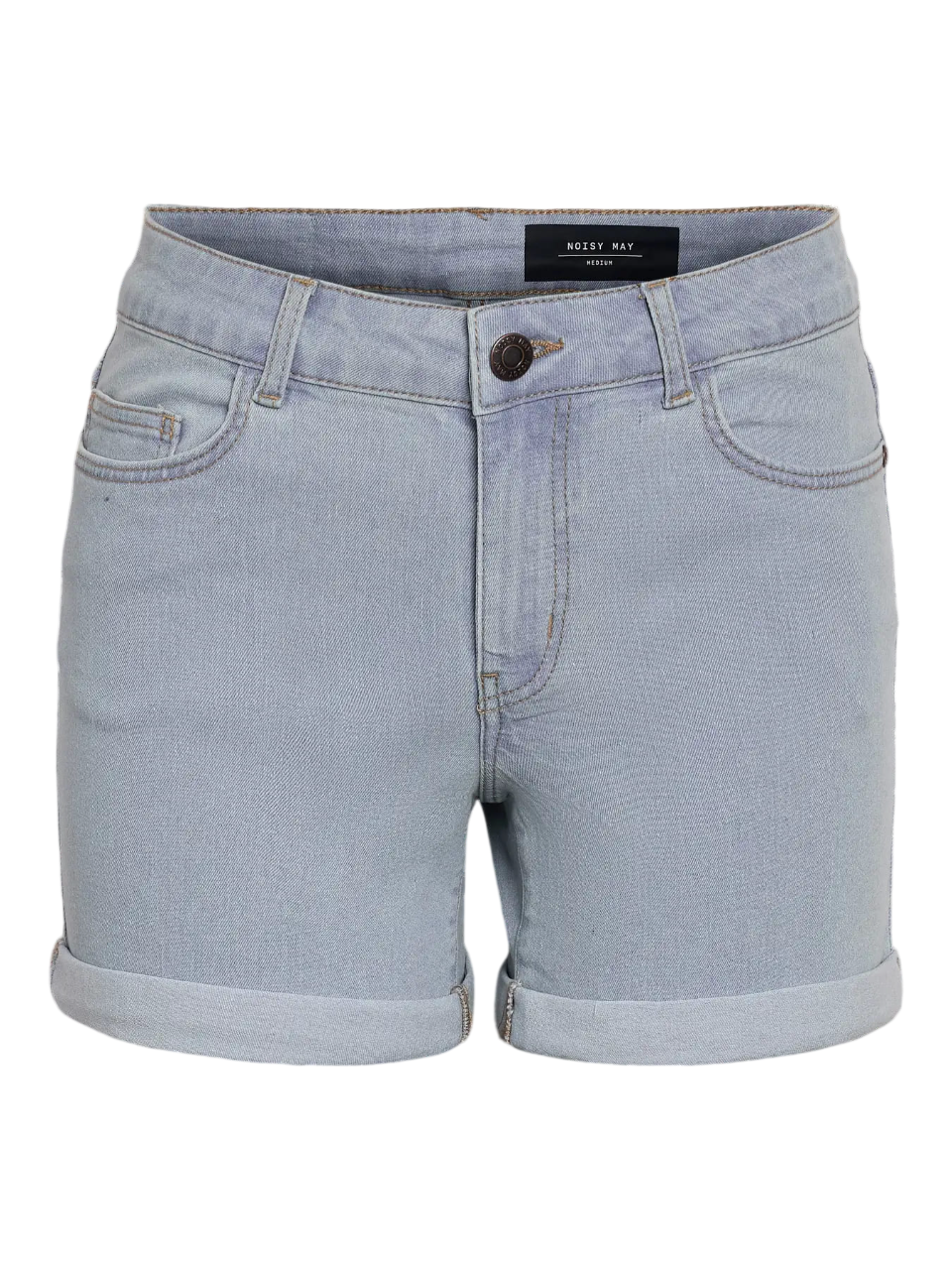 Shorts 5 bolsillos elástico Noisy May Light Blue Den