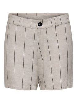 Shorts con cinturilla con rayas Jdy Pumice Stone