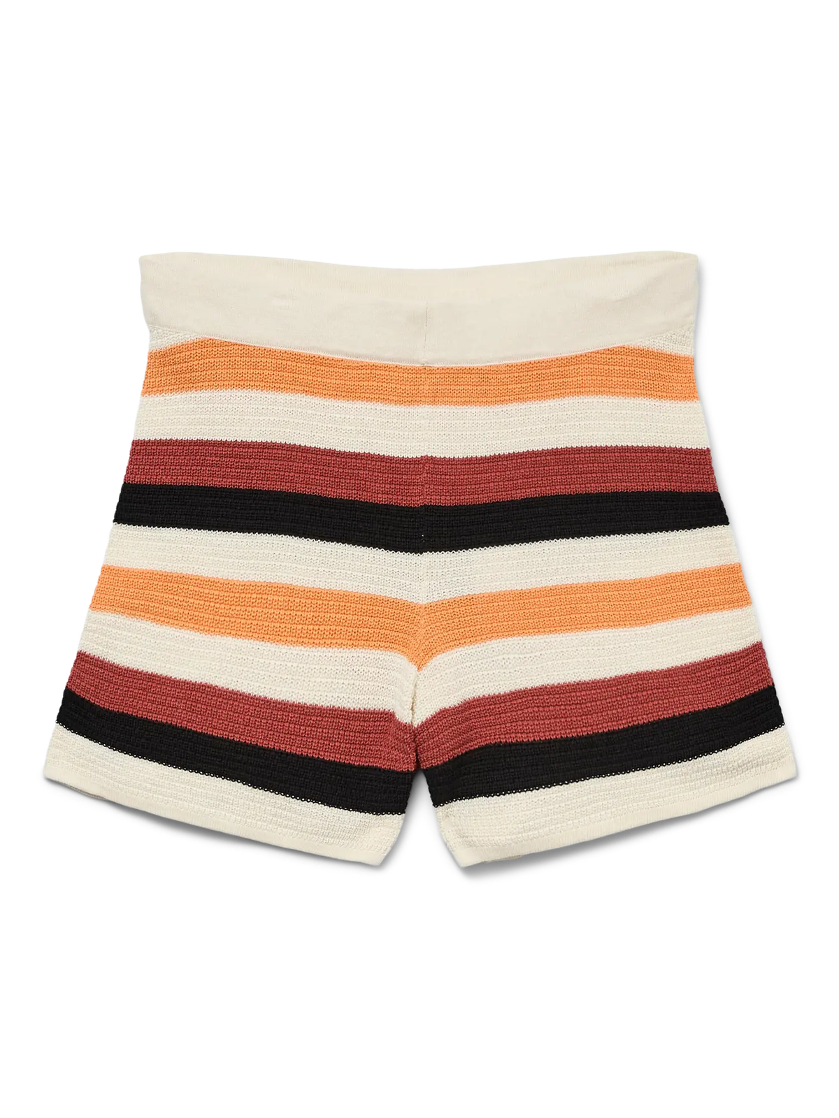 Shorts de punto rayas tricolor Vero Moda Birch