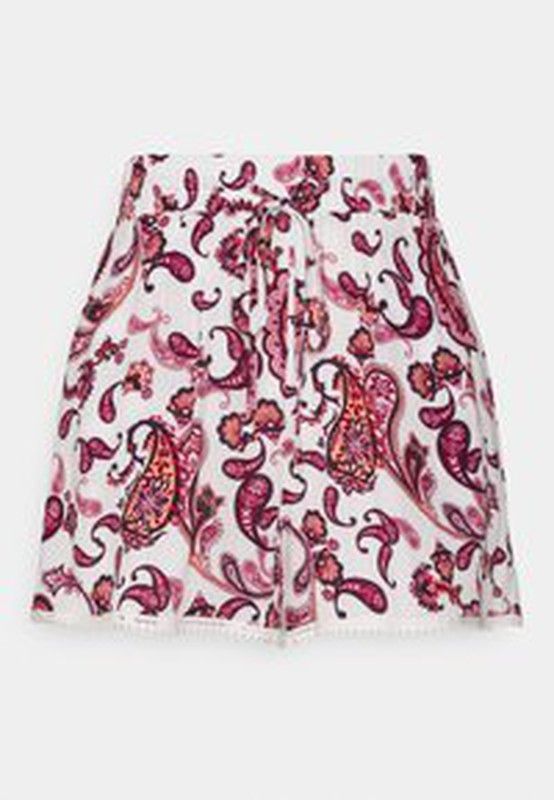 Shorts estampado con detalle calado Vero Moda Snow White