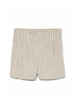 Shorts HW con goma con rayas diplomáticas Vero Moda Silver Lining / Anja Obsi