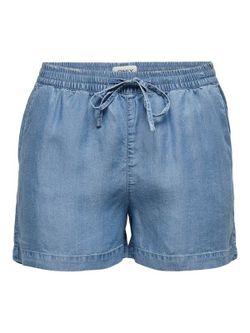 Shorts lyocell con goma Only Medium Blue