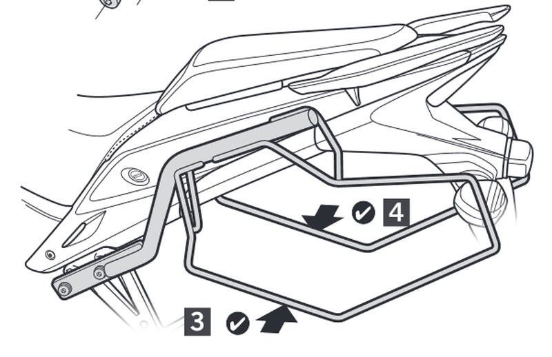 Side Bag Holder Honda Cb500F '14