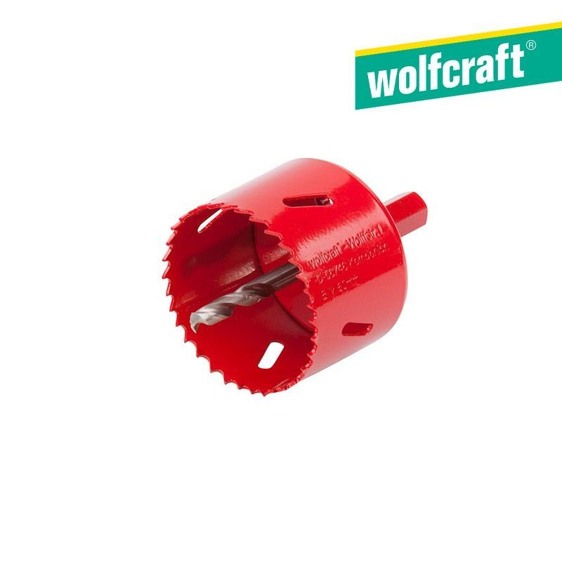 Sierra De Corona Bim Completo Con Adaptador Y Broca Piloto Ø60 5484000 Wolfcraft