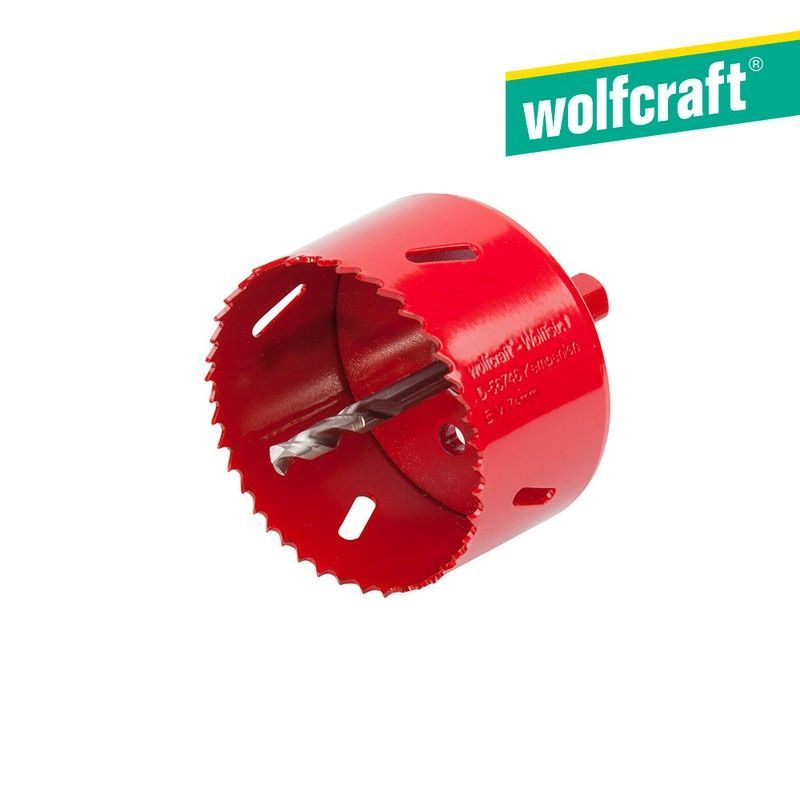 Sierra De Corona Bim Completo Con Adaptador Y Broca Piloto Ø74 5475000 Wolfcraft