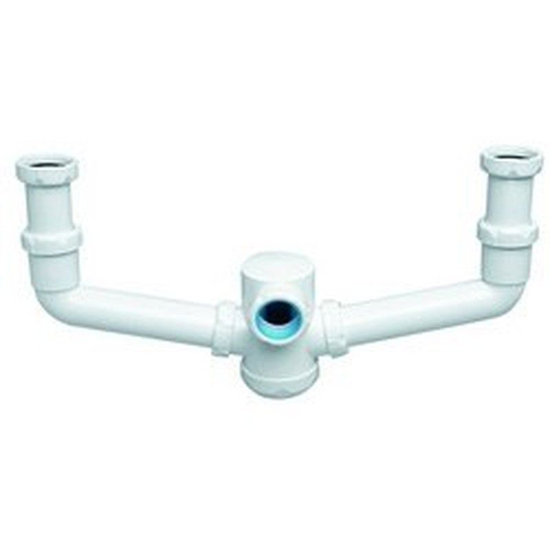 Sifon fregadero doble sin válvulas S-7 Jimten