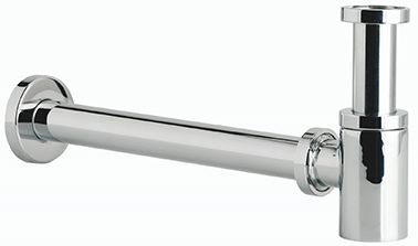 SIFON LAVABO "MINI"  1"1/4 CON TUBO Y VALONA