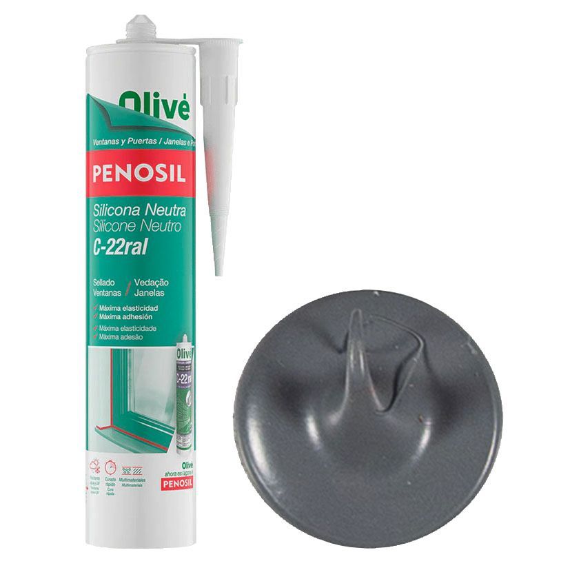 Silicona Neutra C-22 Gris R7011 300Ml