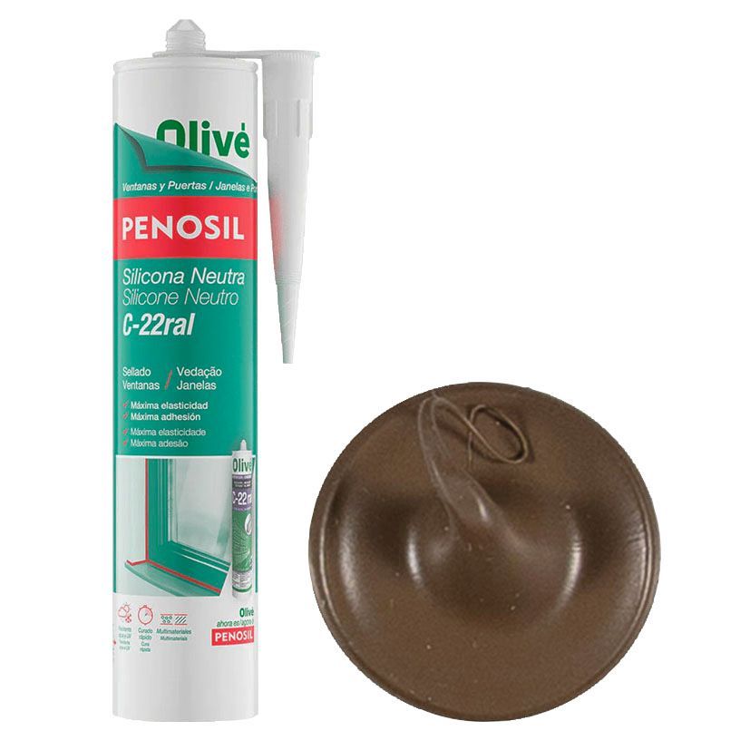 Silicona Neutra C-22 Marrón  R8014 300Ml