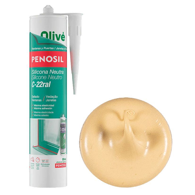 Silicona Neutra C-22 Ral Roble 300Ml