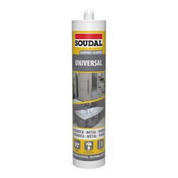Silicona Universal Aluminio 280ml 115924 Soudal