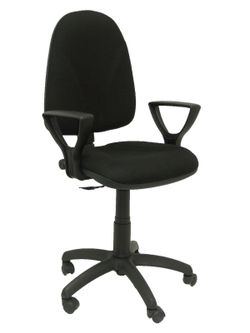 Silla Algarra bali negra brazos fijos