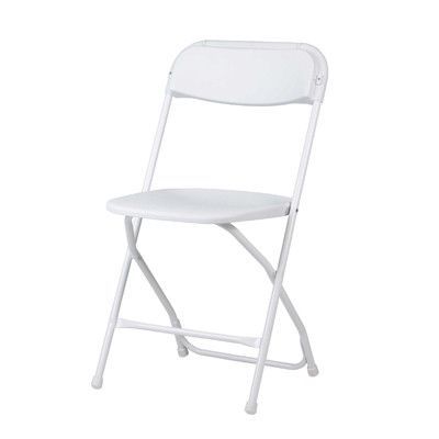 Silla blanca plegable de polipropieno Elliot NewStorm
