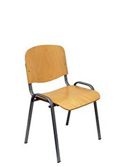 Silla confidente de madera de haya