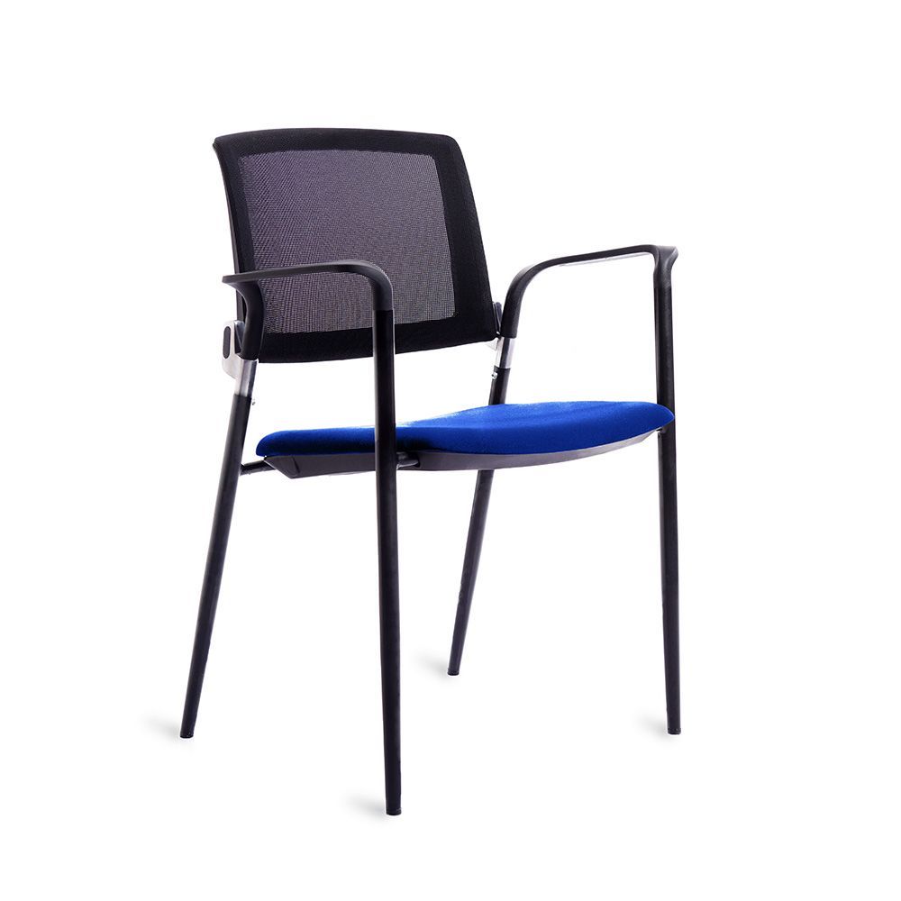Silla confidente de malla negra rd-906. Varios colores