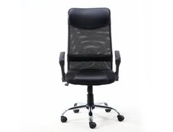 Silla de direccion q-connect base metal respaldo alto regulable en altura 1110+100mm alto piel y malla