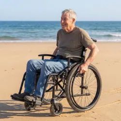 Silla de Ruedas Todoterreno Plegable KMINA K10077