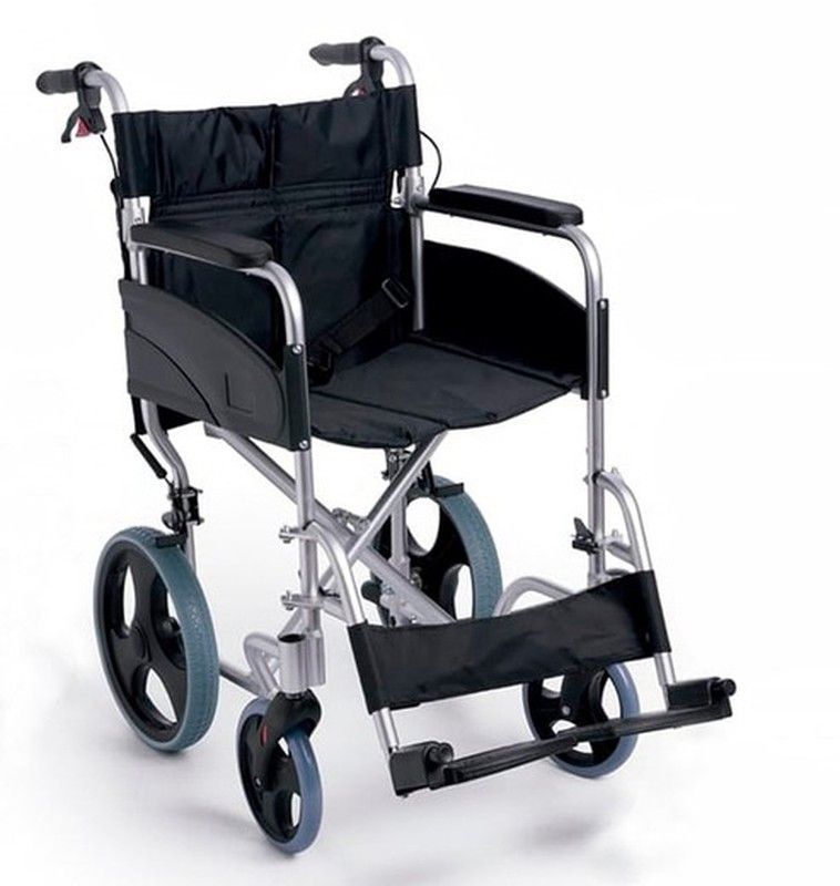 Silla de ruedas Transito Prim Aluminio. Ancho asiento 43 cm