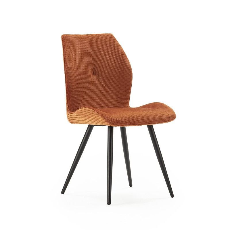 Silla de tejido en teja, 46 x 62 x 89 cm | Adaya