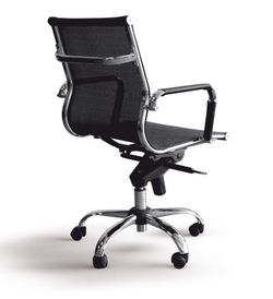 Silla dirección barrax en malla negra