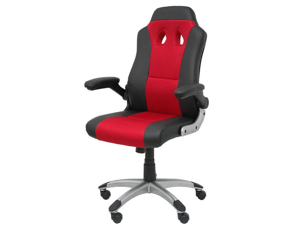 Silla gaming Talave similpiel negro y rojo