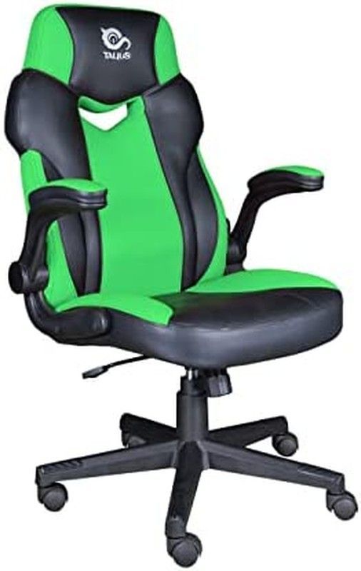 Silla Gaming Talius Crab verde y negra
