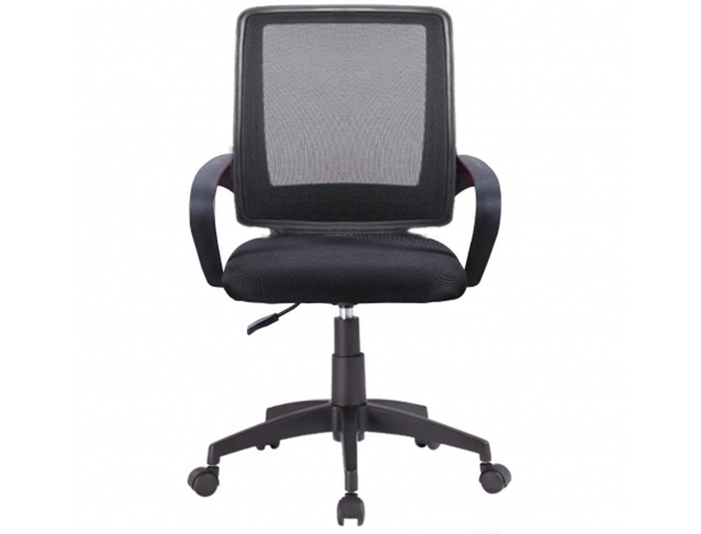 Silla giratoria q-connect respaldo medio regulable en altura 900+100x560x570 mm color negro