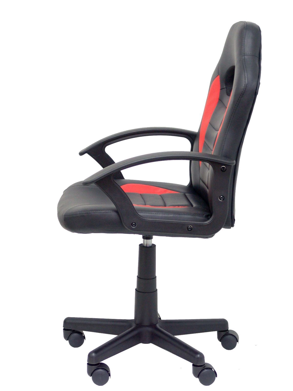 Silla juvenil Gaming Mohedas similpiel negro y rojo