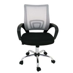 Silla Martina respaldo rejilla Silla Oficina Martina Negra C//Brazos