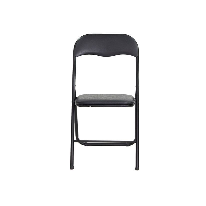 Silla Metálica Pleg.Opal Negra 6 Unidad